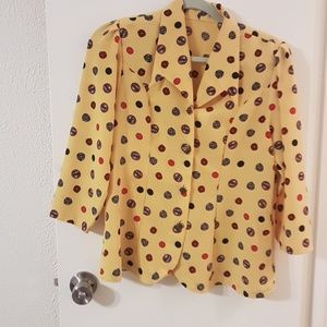 VINTAGE yellow blouse
